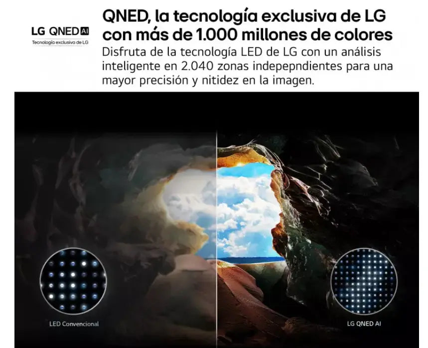 Smart TV LG QNED AI QNED8E 43 pulgadas 4K 2025 - 43QNED8EA6B - Ashé Mi