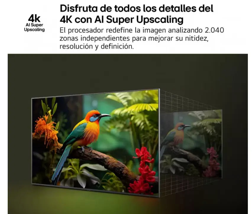 Smart TV LG QNED AI QNED8E 43 pulgadas 4K 2025 - 43QNED8EA6B - Ashé Mi
