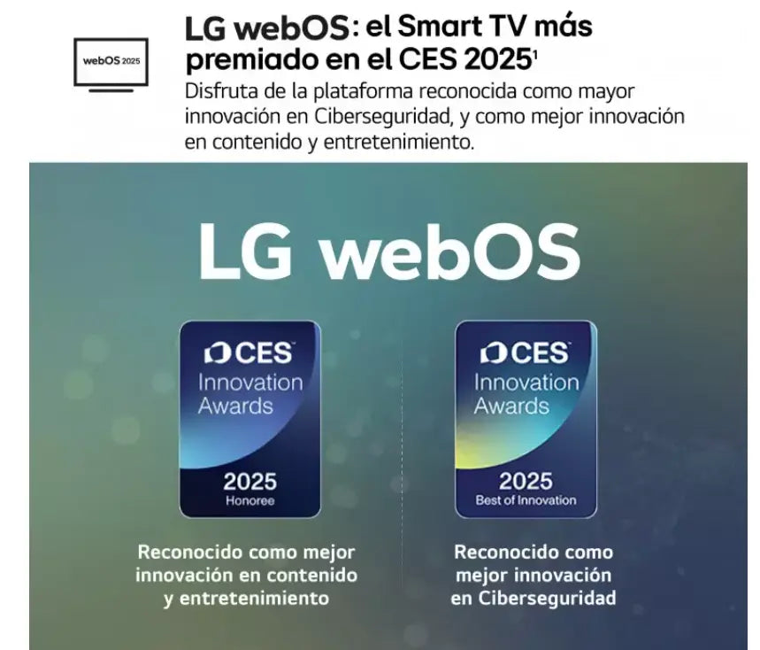 Smart TV LG QNED AI QNED8E 43 pulgadas 4K 2025 - 43QNED8EA6B - Ashé Mi