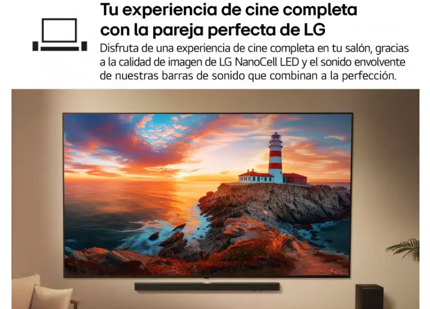 Smart TV LG QNED AI QNED8E 43 pulgadas 4K 2025 - 43QNED8EA6B - Ashé Mi