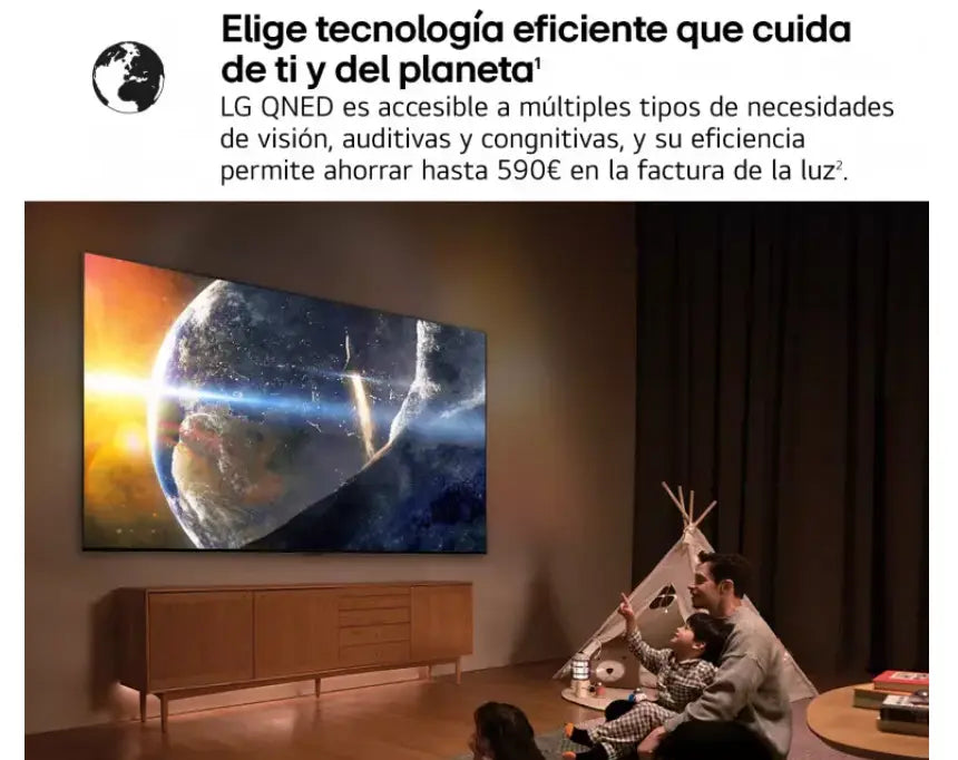 Smart TV LG QNED AI QNED8E 43 pulgadas 4K 2025 - 43QNED8EA6B - Ashé Mi