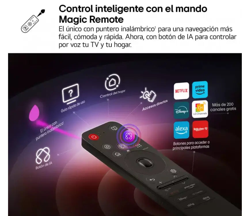Smart TV LG QNED evo MiniLED AI QNED86 86 pulgadas 4K 2025 - 86QNED86A6A - Ashé Mi