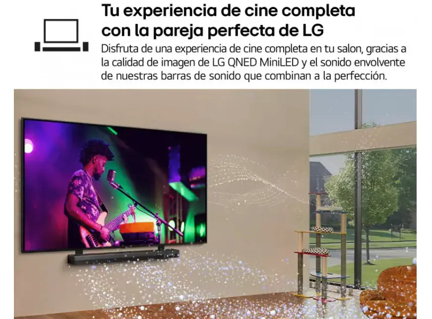Smart TV LG QNED evo MiniLED AI QNED86 86 pulgadas 4K 2025 - 86QNED86A6A - Ashé Mi