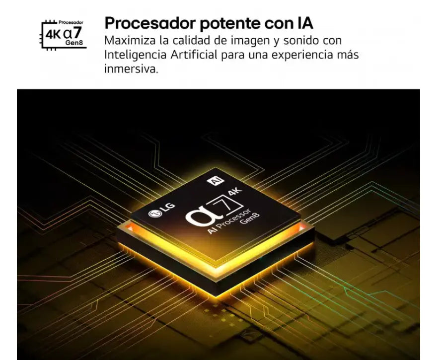 Smart TV LG QNED AI QNED80 55 pulgadas 4K 2025 - 55QNED80A6A - Ashé Mi