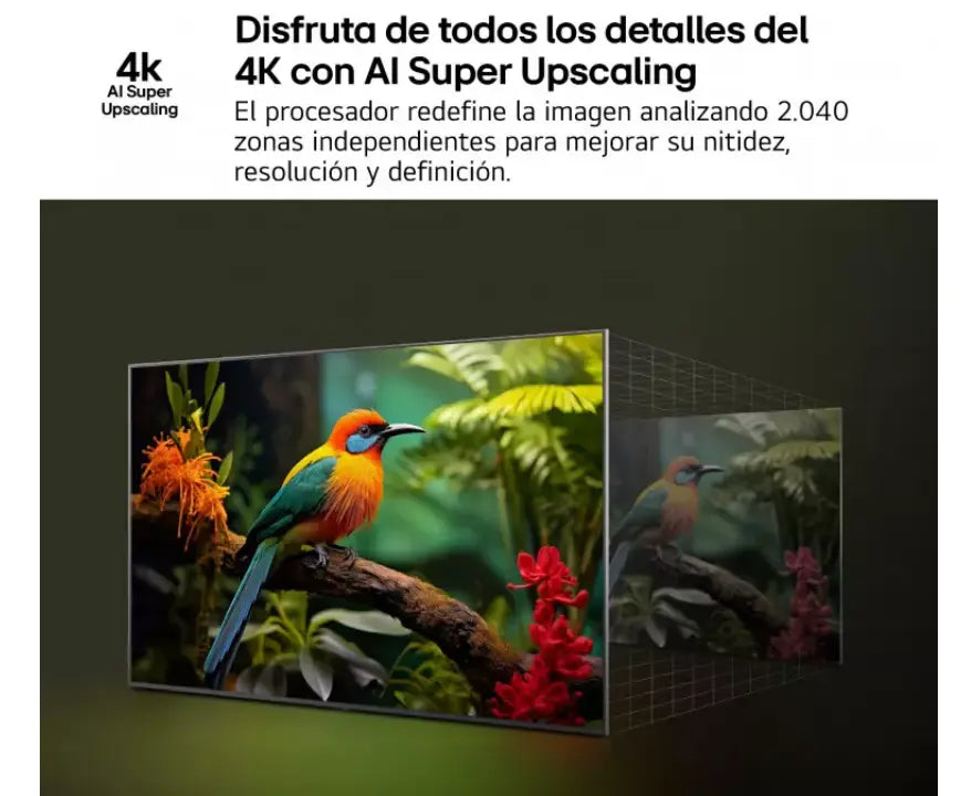 Smart TV LG QNED AI QNED80 55 pulgadas 4K 2025 - 55QNED80A6A - Ashé Mi