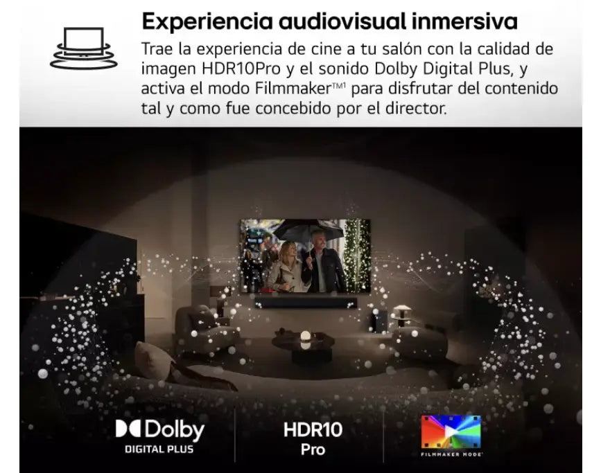 Smart TV LG QNED AI QNED80 55 pulgadas 4K 2025 - 55QNED80A6A - Ashé Mi