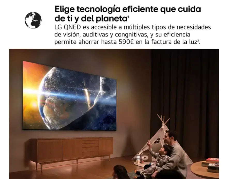 Smart TV LG QNED AI QNED80 55 pulgadas 4K 2025 - 55QNED80A6A - Ashé Mi