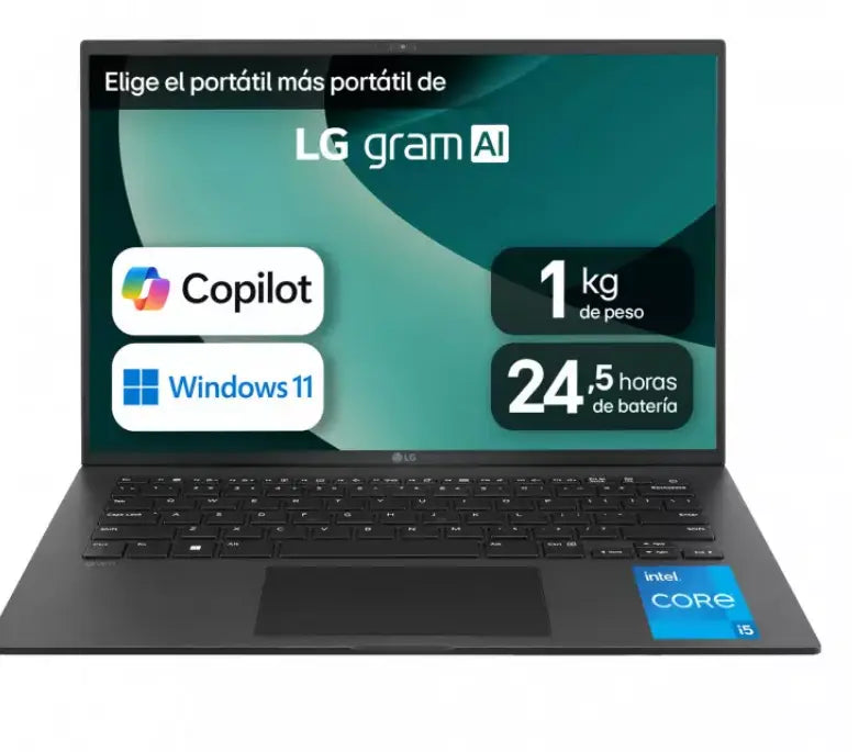 Portátil 14" LG gram 14Z90RU, 999g/i5/16 GB/1TB M SSD| LG ES - Ashé Mi