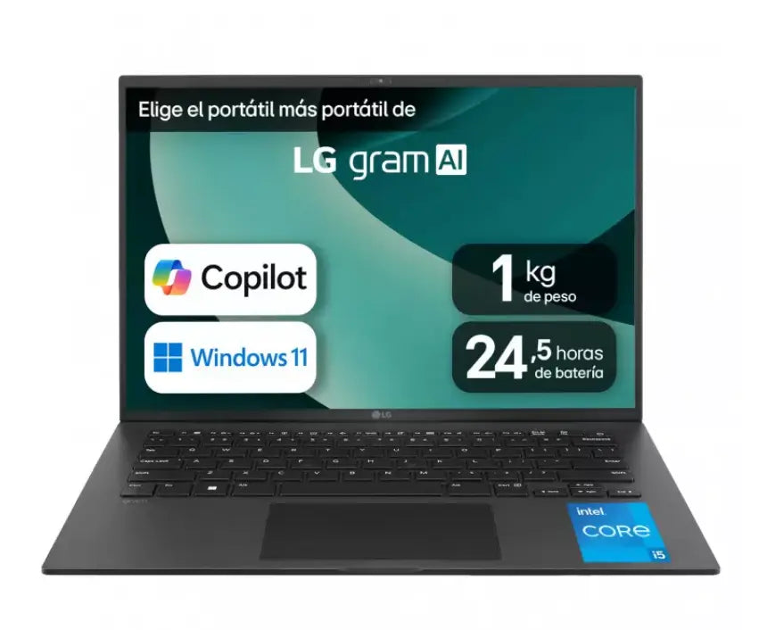 Portátil 14" LG gram 14Z90RU, 999g/i5/16 GB/1TB M SSD| LG ES - Ashé Mi