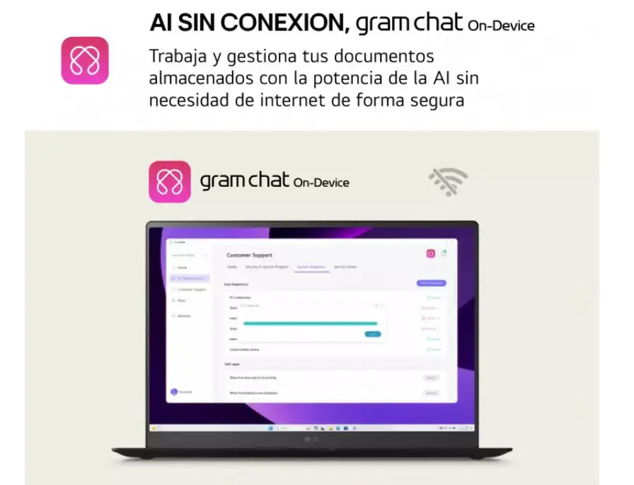 Portátil 16" LG gram 16Z90TL, 1.23Kg/U7 /32GB/1TB SSD| LG ES - Ashé Mi