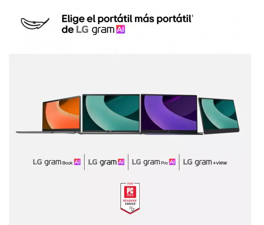 Portátil 16" LG gram 16Z90TL, 1.23Kg/U7 /32GB/1TB SSD| LG ES - Ashé Mi