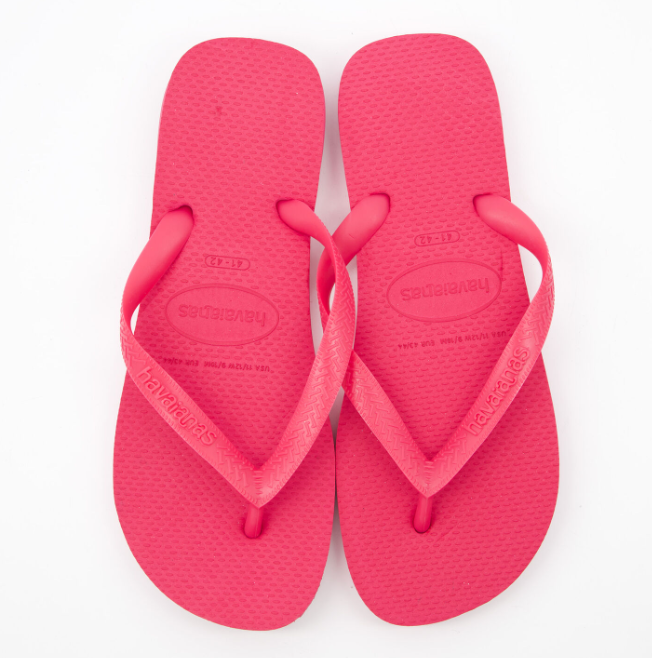 Havaianas Chanclas rosas con logo