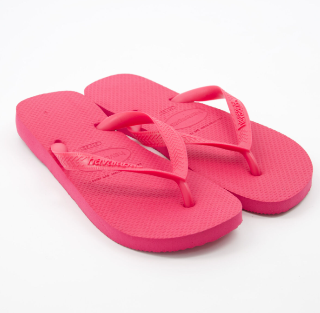 Havaianas Chanclas rosas con logo