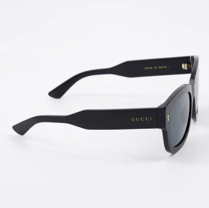 Gafas Gucci cuadradas negras unisex con protección UV400 