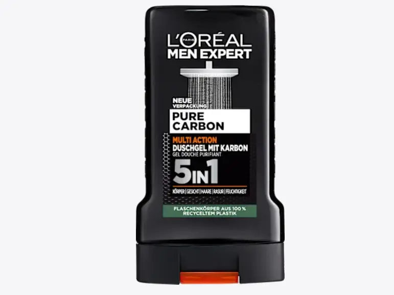 Gel de ducha L’Oréal Men Expert Pure Carbon 5 en 1 250 ml