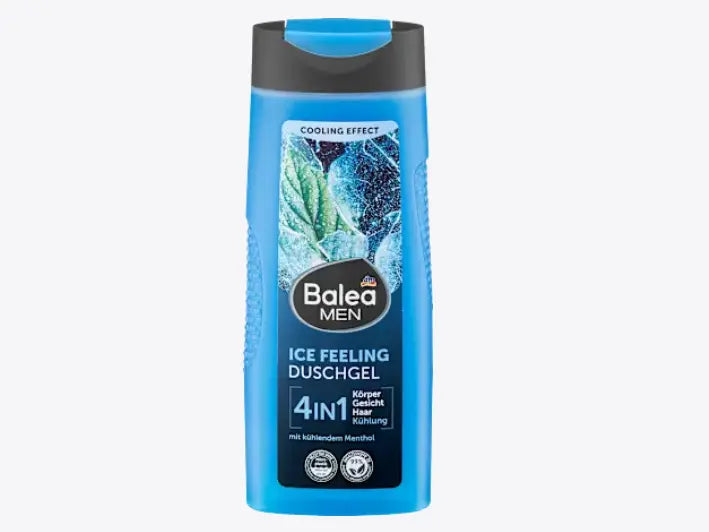 Gel de ducha Balea MEN Ice Feeling 4 en 1 300 ml refrescante