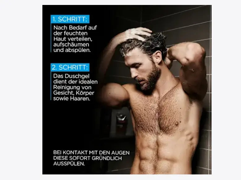 Gel masculino hidratante con agua de montaña