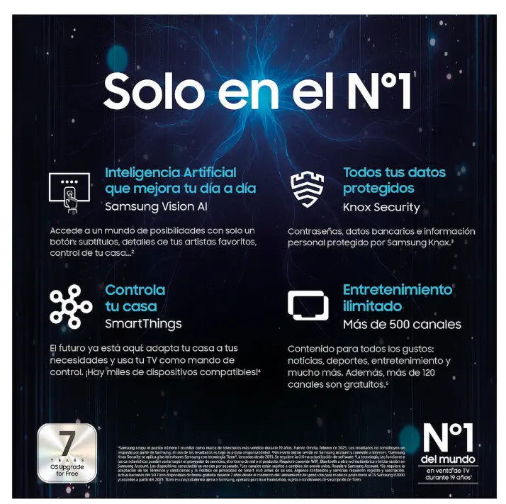 Interfaz Gaming Hub en la Samsung Crystal UHD 2025