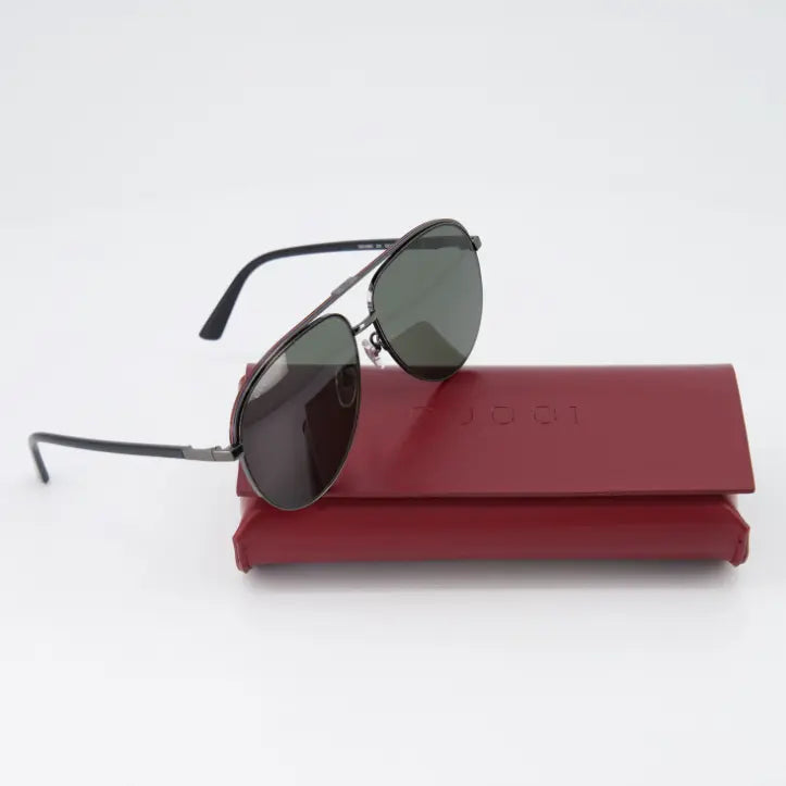 Gafas Gucci aviador negras con estuche incluido 