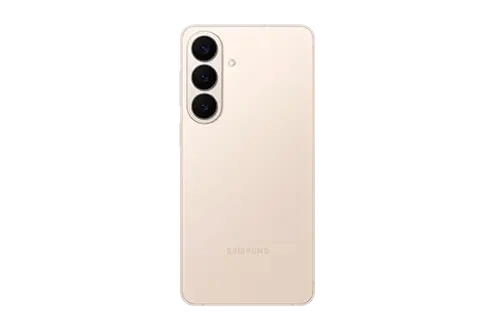 Samsung Galaxy S26+ 5G vista frontal en color oro rosa