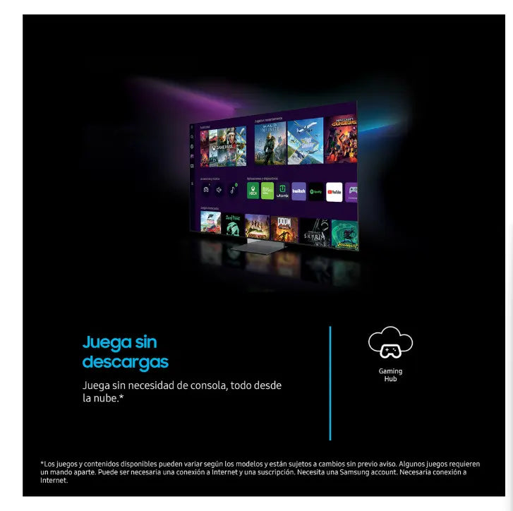 Televisor Samsung 50 U8075F mostrando colores vibrantes