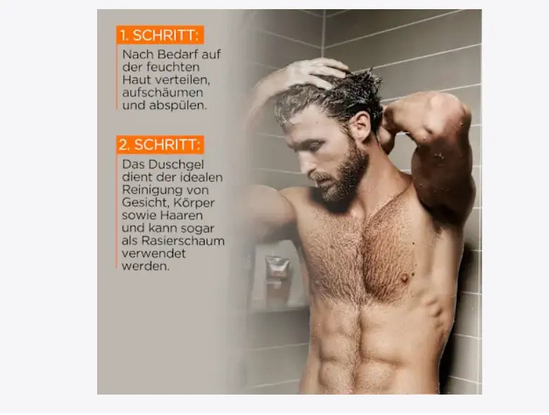 Textura del gel de ducha L’Oréal Men Expert refrescante