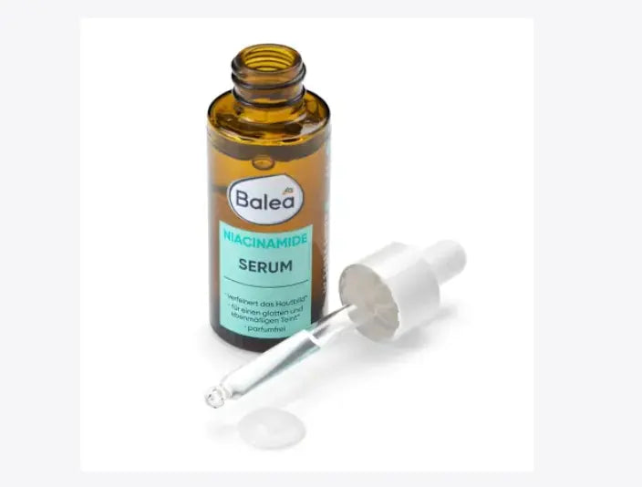 Textura ligera del serum de niacinamida Balea 30 ml