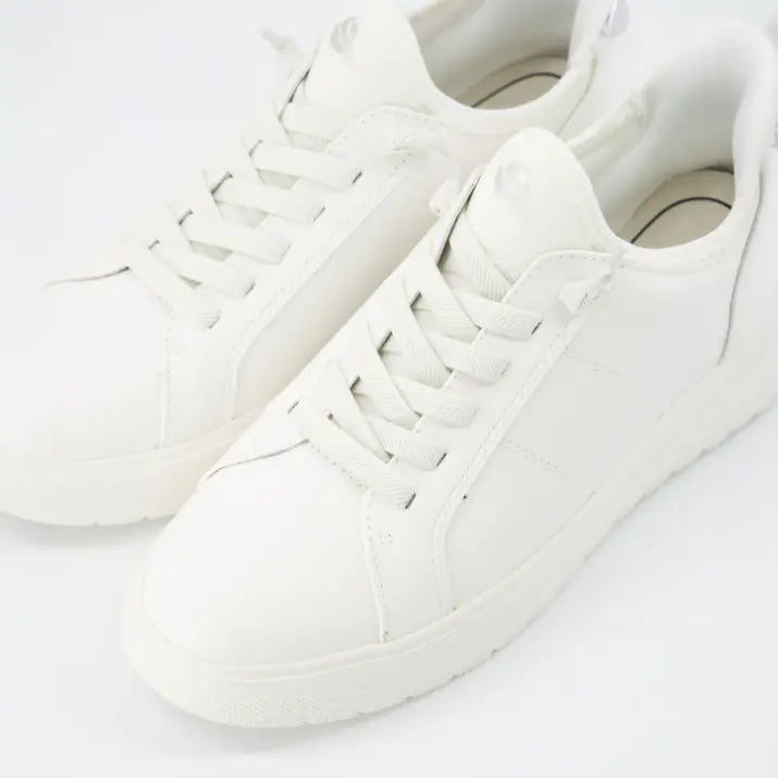 Zapatillas Jana blancas con suela gruesa y acabado sencillo