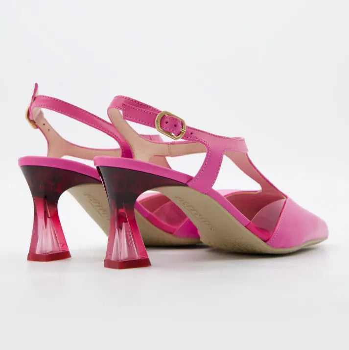 Zapatos elegantes de cuero rosa Hispanitas Pink Dalia V23